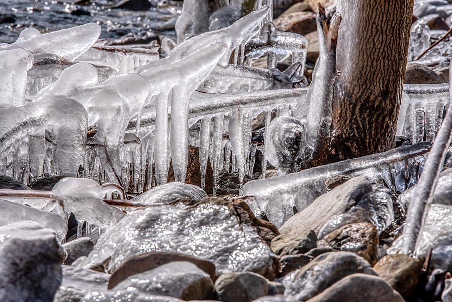 Ice Study No 2 Photograph by Irwin Seidman