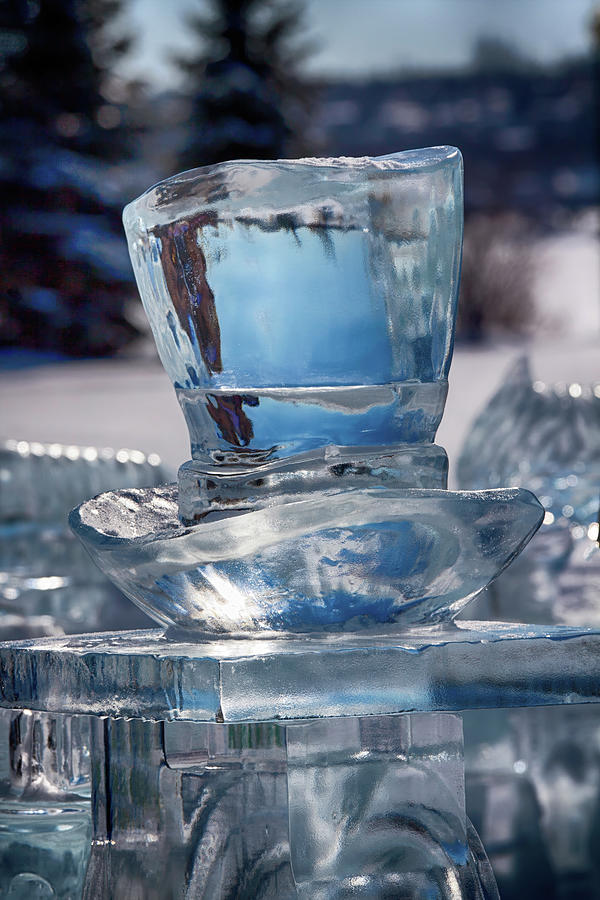 Ice tabletop still life Photograph by Tatiana Travelways
