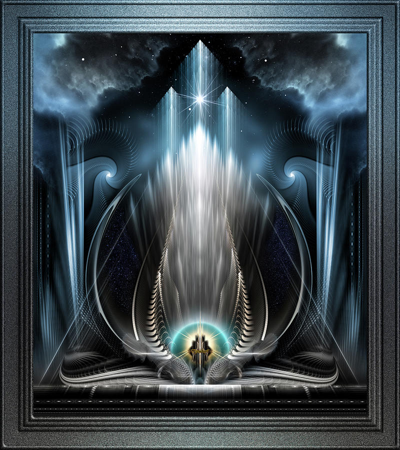 Ice Vision Of The Imperial View Digital Art by Rolando Burbon