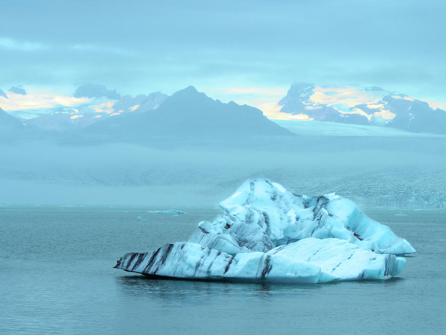 Iceberg in Jokulsarlon Lagoon Photograph by Kristia Adams