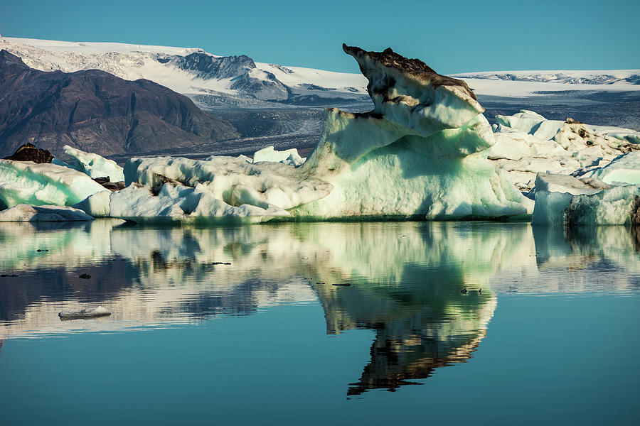 Iceland Photograph - Iceberg, Jokulsarlon, Iceland by Peter OReilly