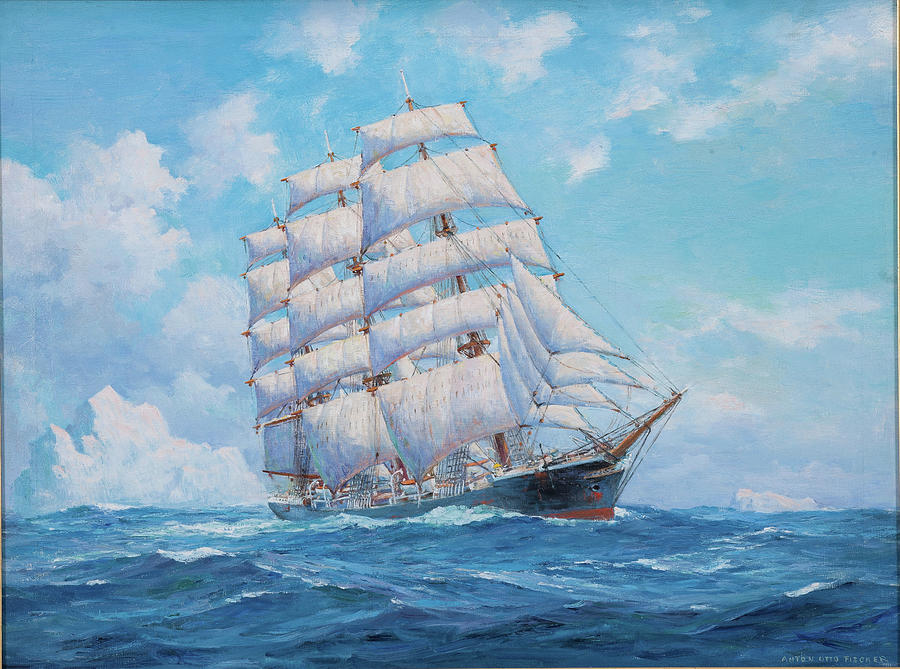 IceBergs Adrift Painting by Eugene Nowell - Fine Art America