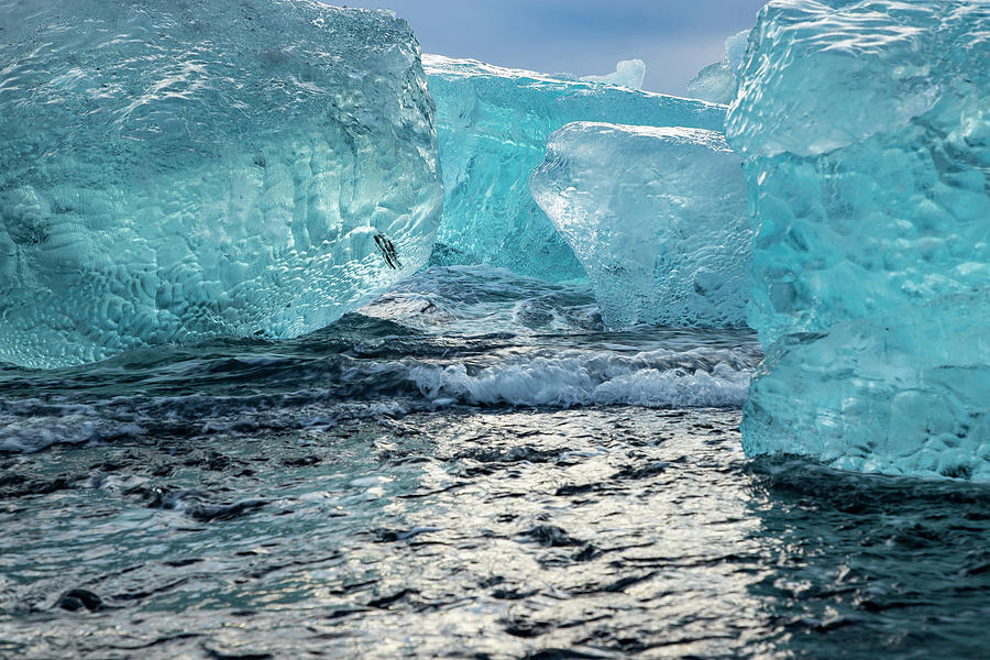 Icebergs on the Beach Photograph by Gert Hilbink - Fine Art America
