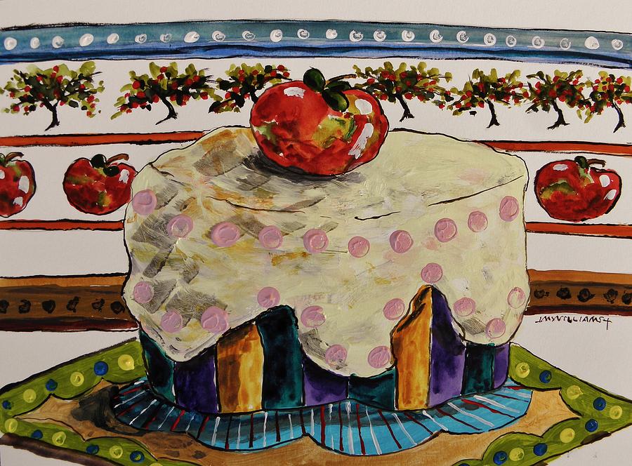 Iced Apple Cake Painting by John Williams