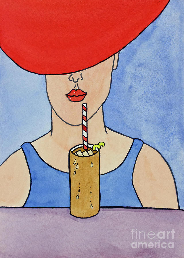 Iced Tea Painting by Norma Appleton