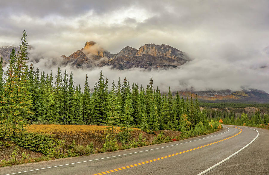 Icefields Parkway Canadian Rockies Dramatic Sky Photograph by Dan Sproul