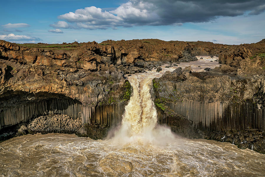 Iceland - Aldeyjarfoss waterfall Photograph by Olivier Parent