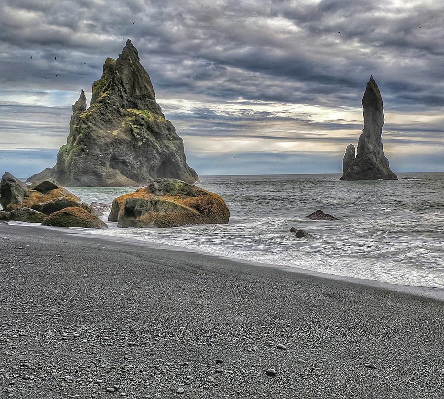 Iceland Black Beach Smooth Photograph by Yvonne Jasinski Iceland Black Beach Smooth Photograph by Yvonne Jasinski