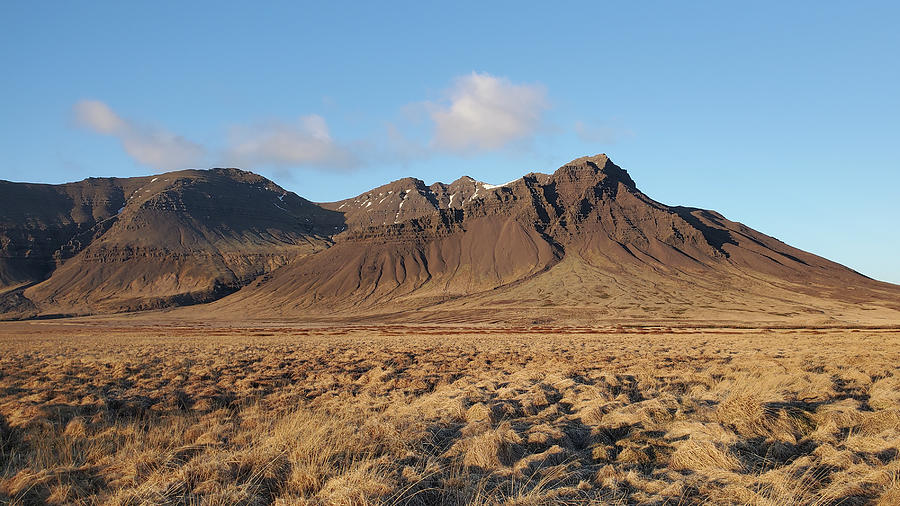 Iceland Brown Mountain Photograph by William Kennedy