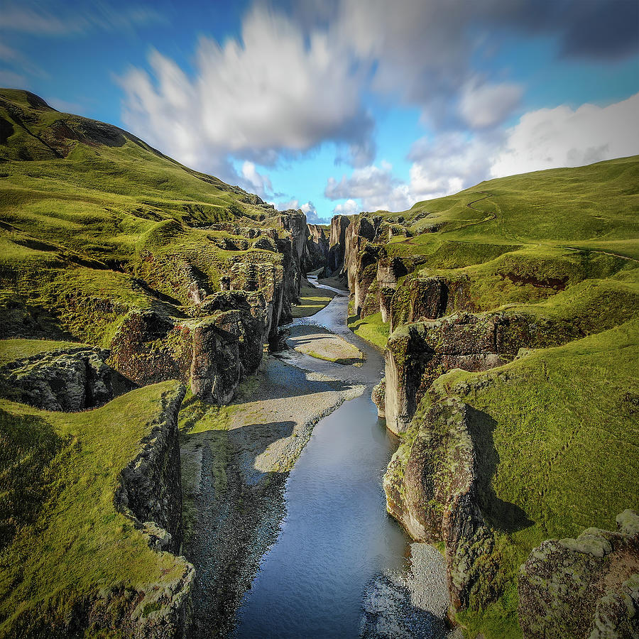 Nature Photograph - Iceland Fjaorargljufur by Joao Branco