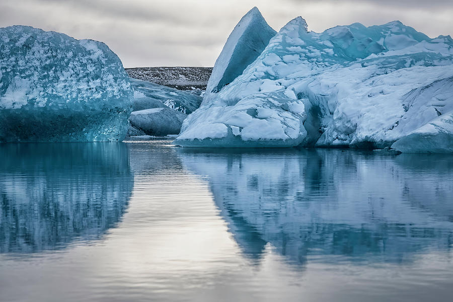 Iceland Glacier Lagoon II Photograph by Joan Carroll
