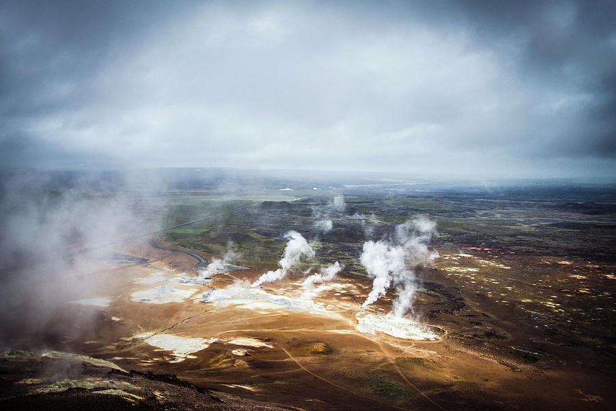 Iceland Hverir Photograph by Marino Flovent