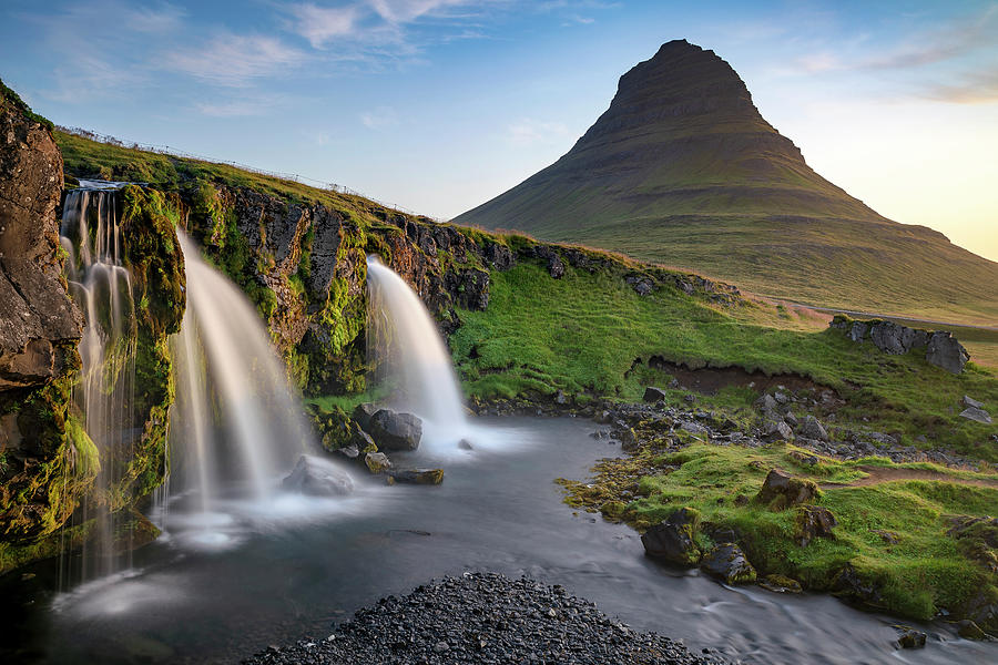 Iceland - Kirkjufell and Kirkjufellfoss Photograph by Olivier Parent