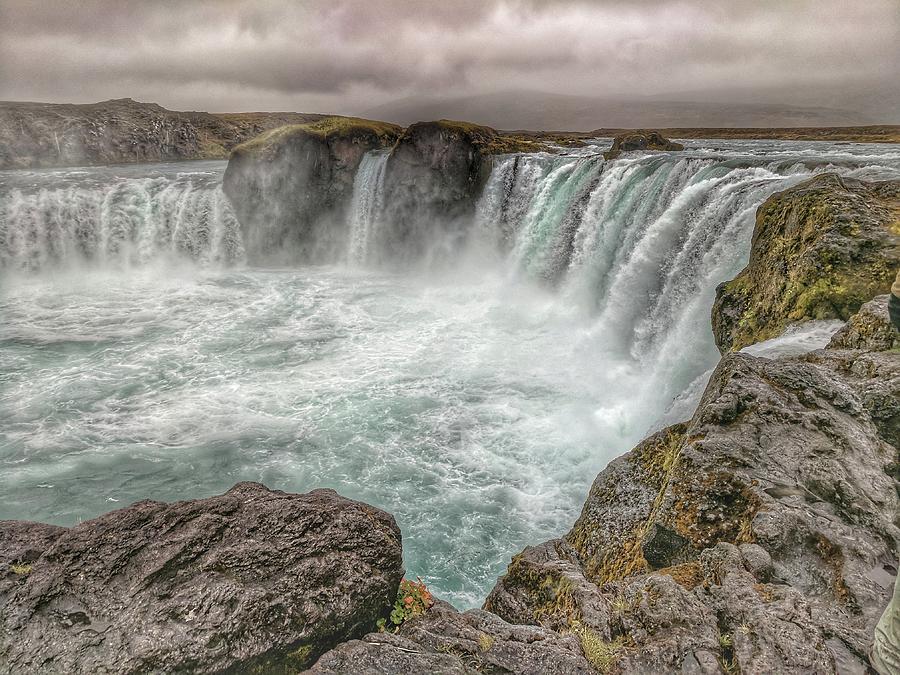 Iceland Massive waterfall  Photograph by Yvonne Jasinski