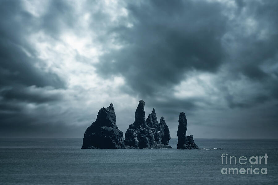 Iceland rocks Photograph by Delphimages Photo Creations