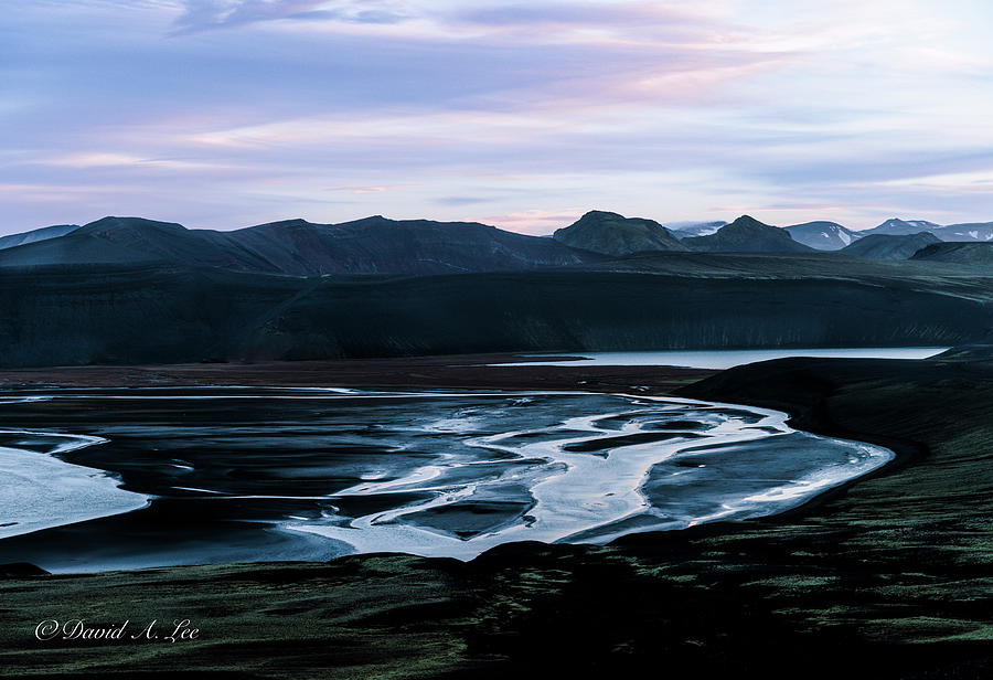 Iceland Sunset Photograph by David Lee