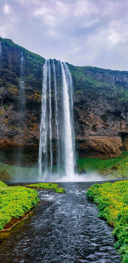 Iceland waterfall  Photograph by Natalia Baquero