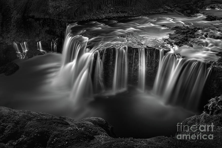 Iceland Waterfalls Photograph by Doug Sturgess