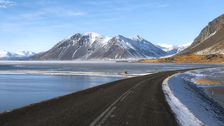 Iceland Winter Road Photograph by Ratnakorn Piyasirisorost