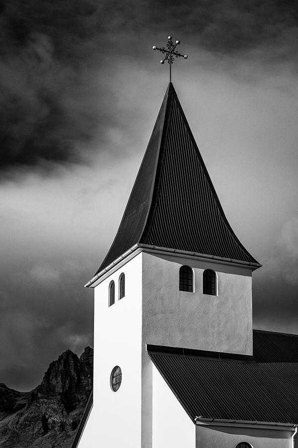 Icelandic Faith - Reyniskirkja Church Photograph by Stephen Stookey