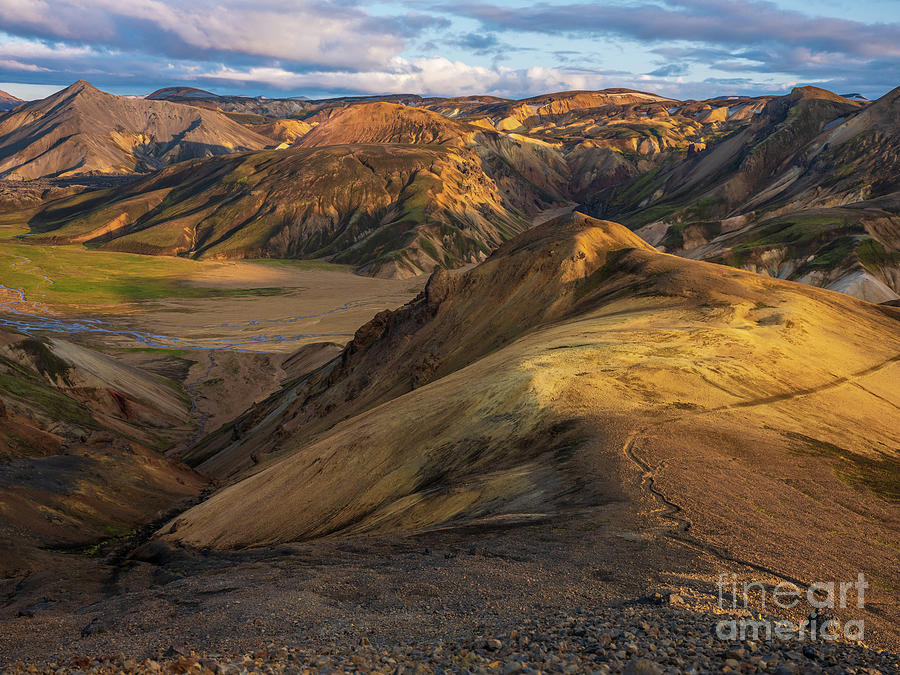 Icelandic Highlands Along The High Trail Photograph