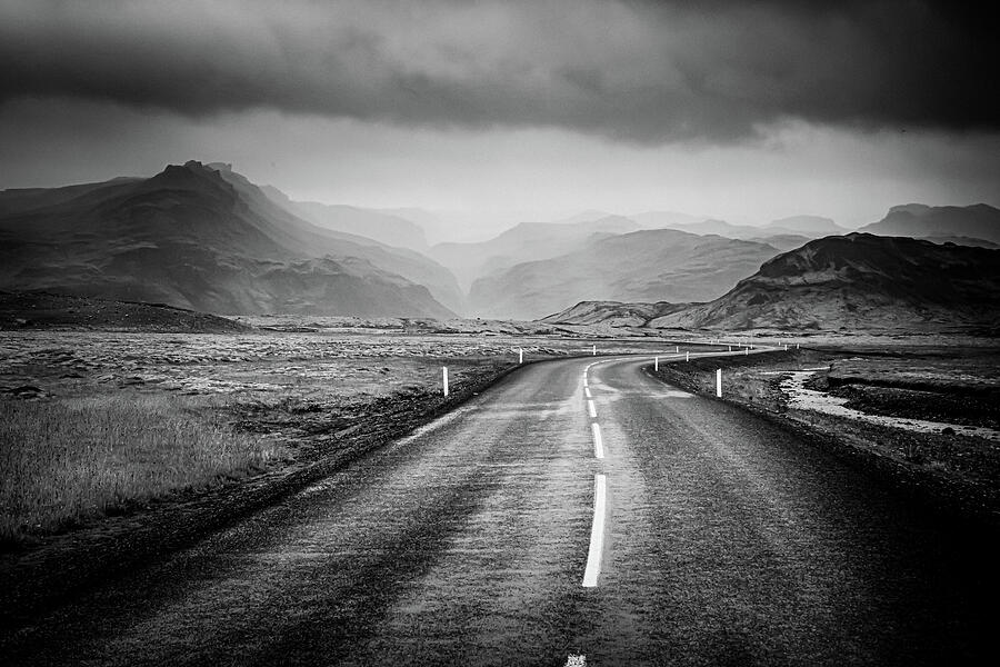 Icelandic Road Photograph by Steven David Roberts Icelandic Road Photograph by Steven David Roberts