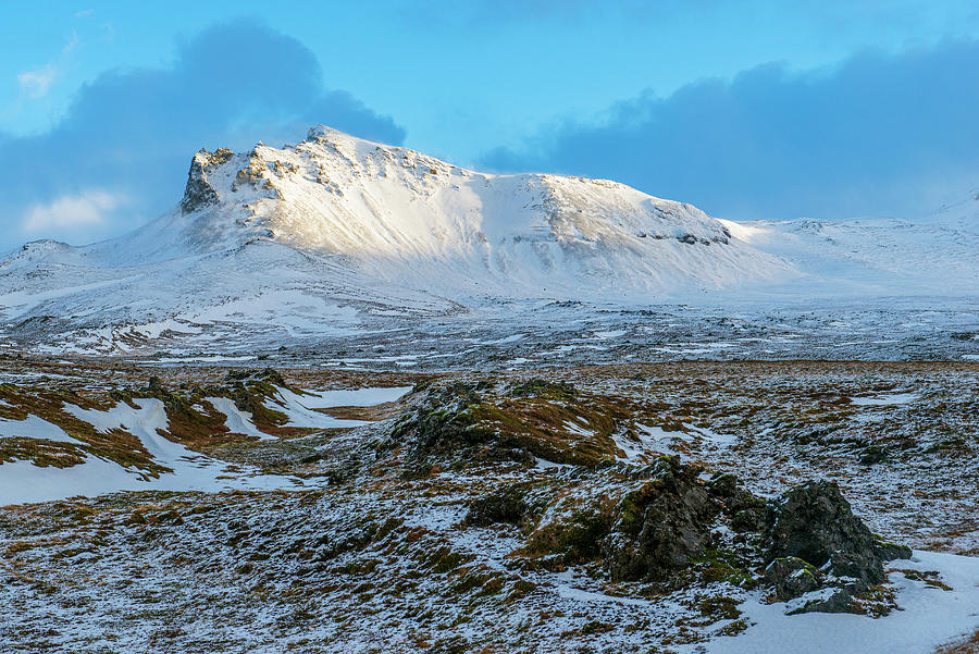 Icelandic winter landscape at Snaefellsnes Peninsula Photograph by Dubi Roman