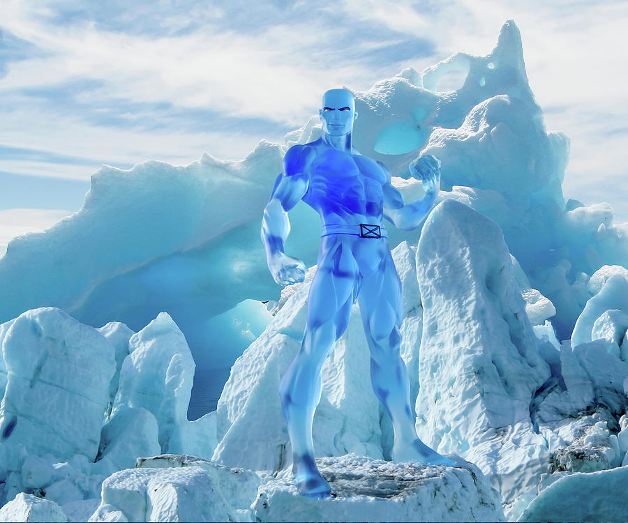 Iceman - Glacier Photograph by Blindzider Photography