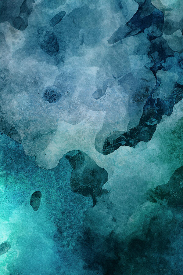 Icetract Blue Digital Art by WB Johnston