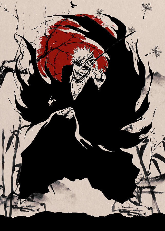 Ichigo Kurosaki Bleach Digital Art by Danni Juliyanto