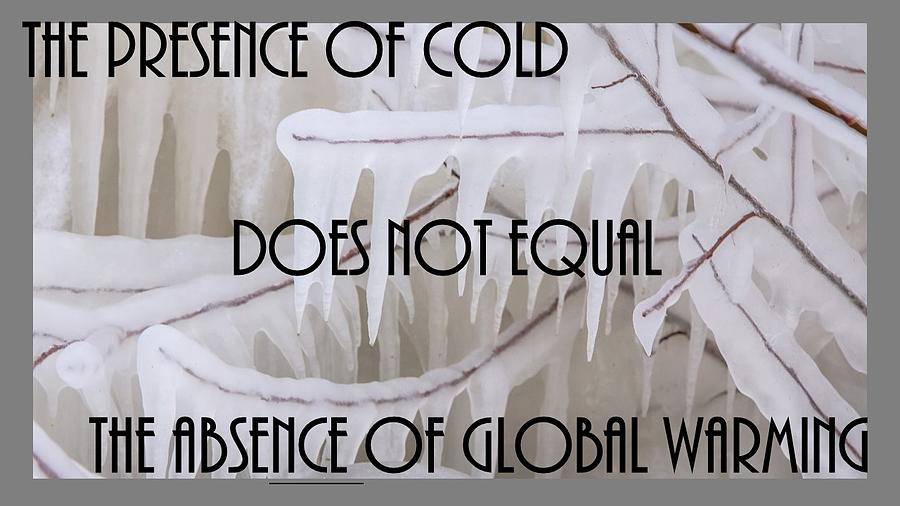Icicles and Global Warming Photograph by Nancy Ayanna Wyatt