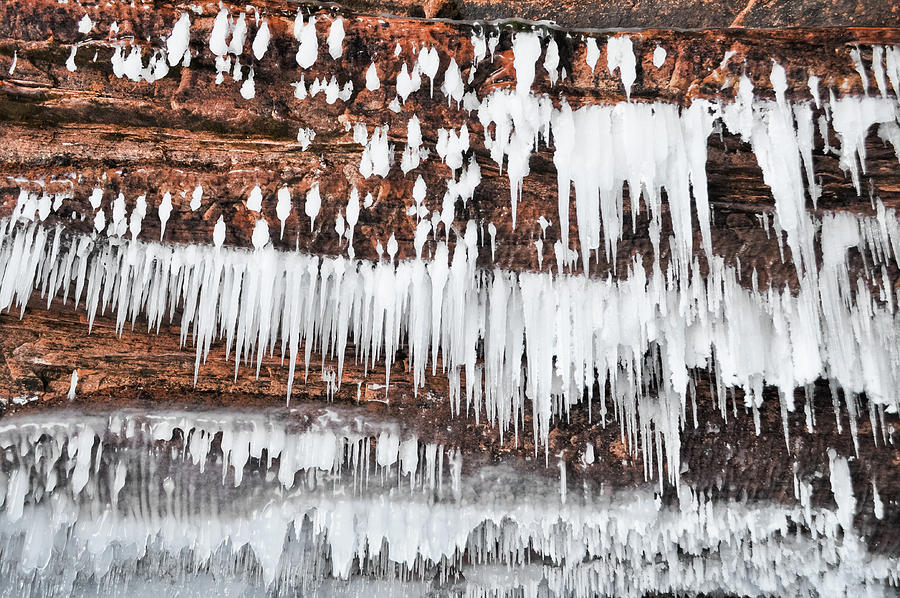 Icicles Apostle Islands National Lakeshore Photograph by Kyle Hanson