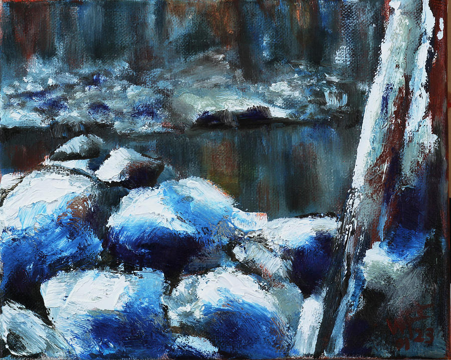 Icing On The Rocks Painting by Walter Fahmy