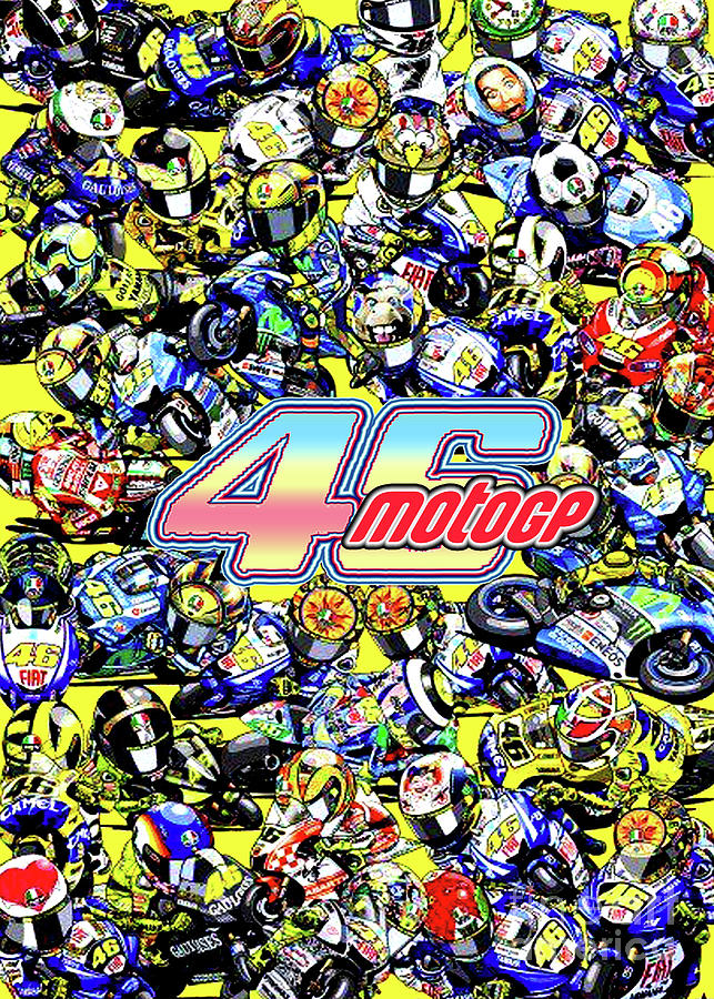 Icon Motogp Digital Art by Ryepen Zal - Fine Art America