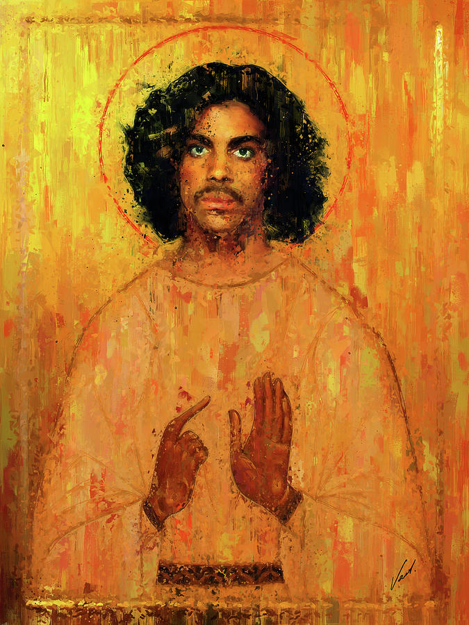 Icon - The Prince of music Painting by Vart