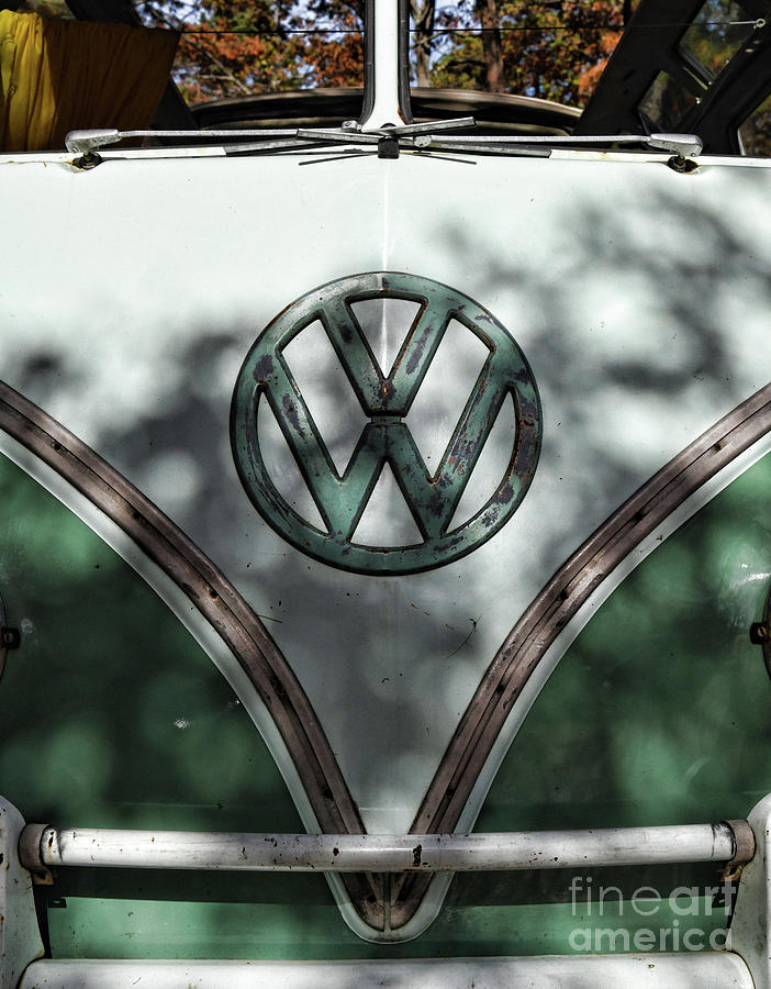 Iconic 1960s VW Hippie Van Photograph by Paul Ward - Pixels