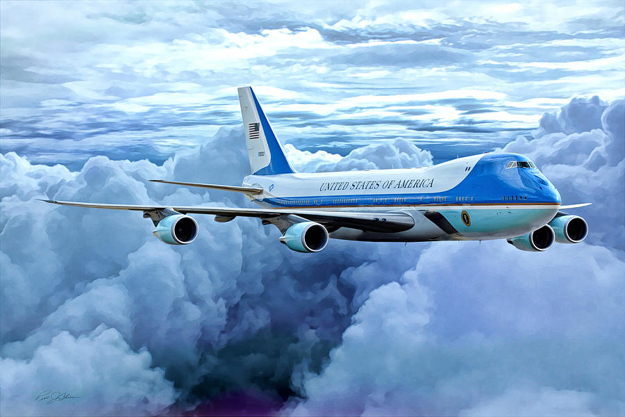 Iconic Air Force One Digital Art by Peter Chilelli - Fine Art America