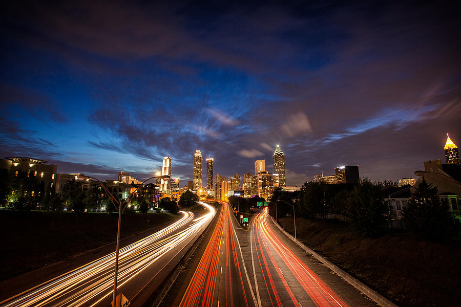 iconic Atlanta city view Photograph by Marilyn Nieves