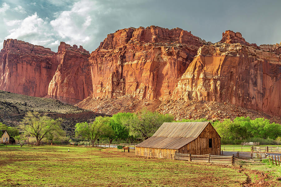 Iconic Barn in Capitol Reef National Park Photograph by Pierre Leclerc Photography