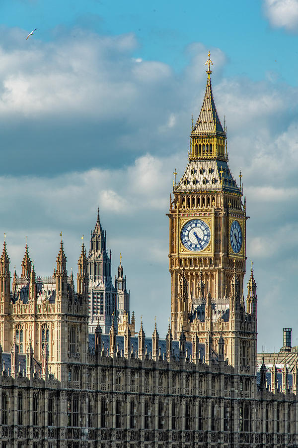 Iconic Big Ben of London Photograph by Marcy Wielfaert