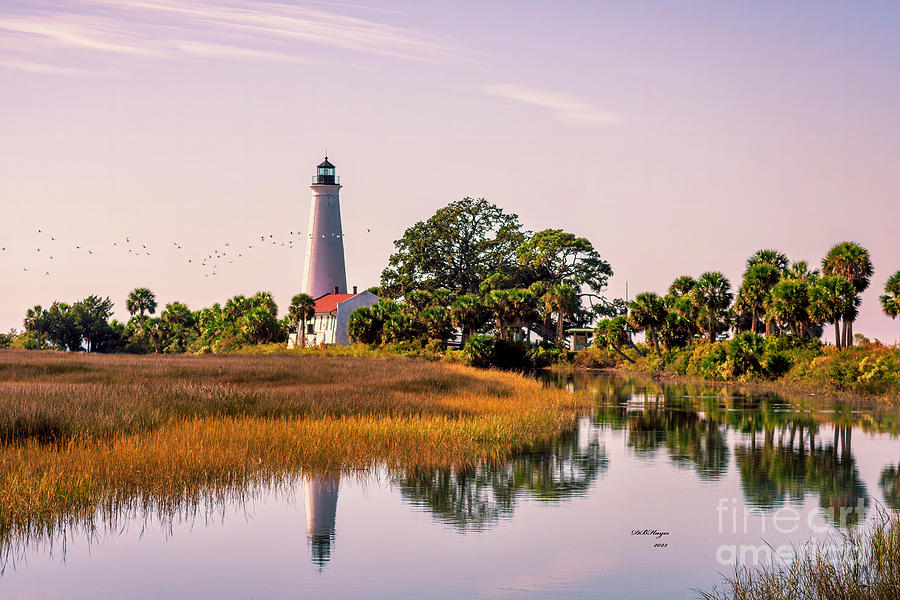 Iconic Gulf Coast Lighthouse Photograph by DB Hayes