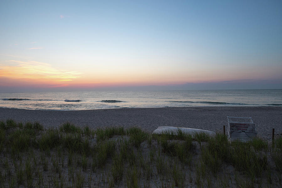 Iconic Jersey Shore Beach Sunrise Scene Photograph by Matthew DeGrushe
