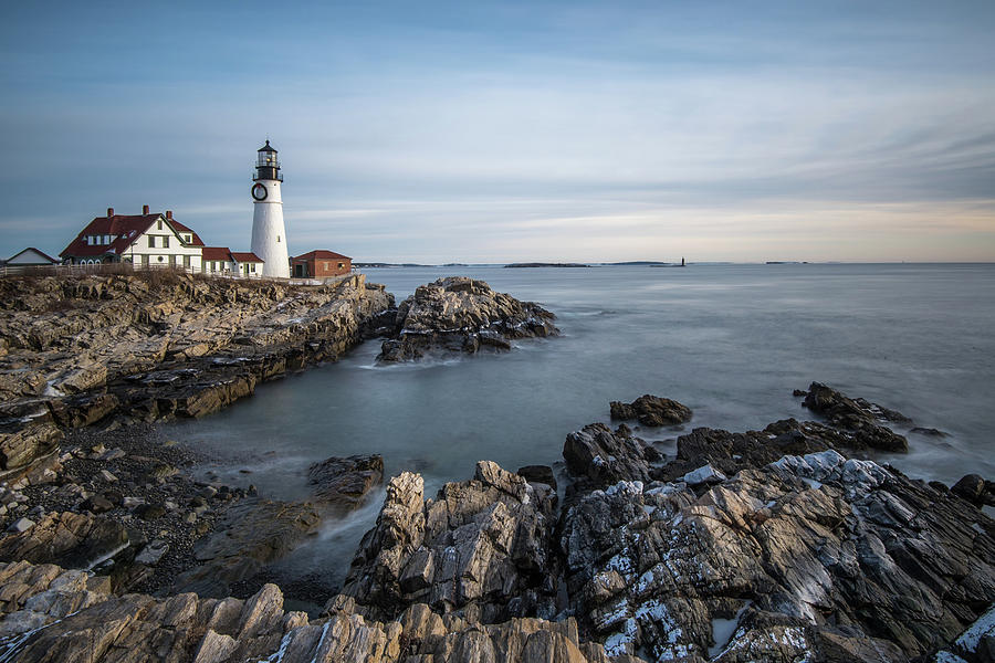 Iconic Maine Coastline, Portland Head Lighthouse Photograph by Bob ...