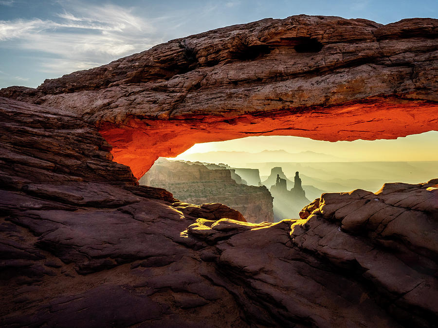 Iconic Mesa Arch.... Photograph by David Choate