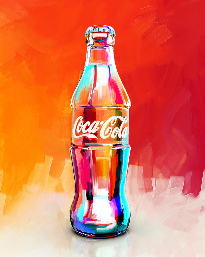 Iconic Sweets - Coke Painting by Peter Farago - Fine Art America