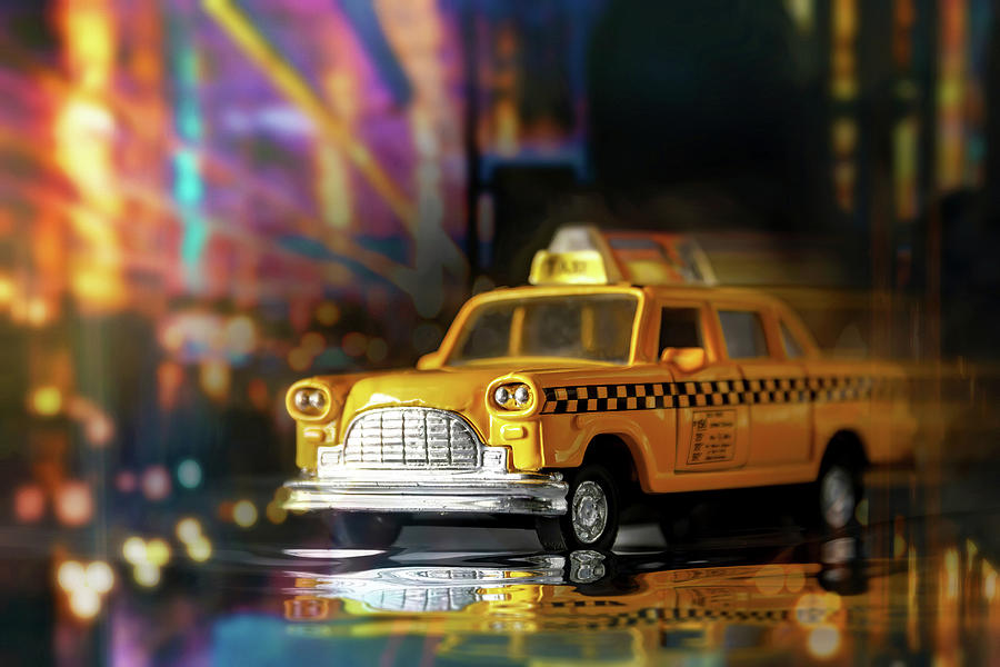 Iconic Yellow NYC Cab  Photograph by Carol Japp