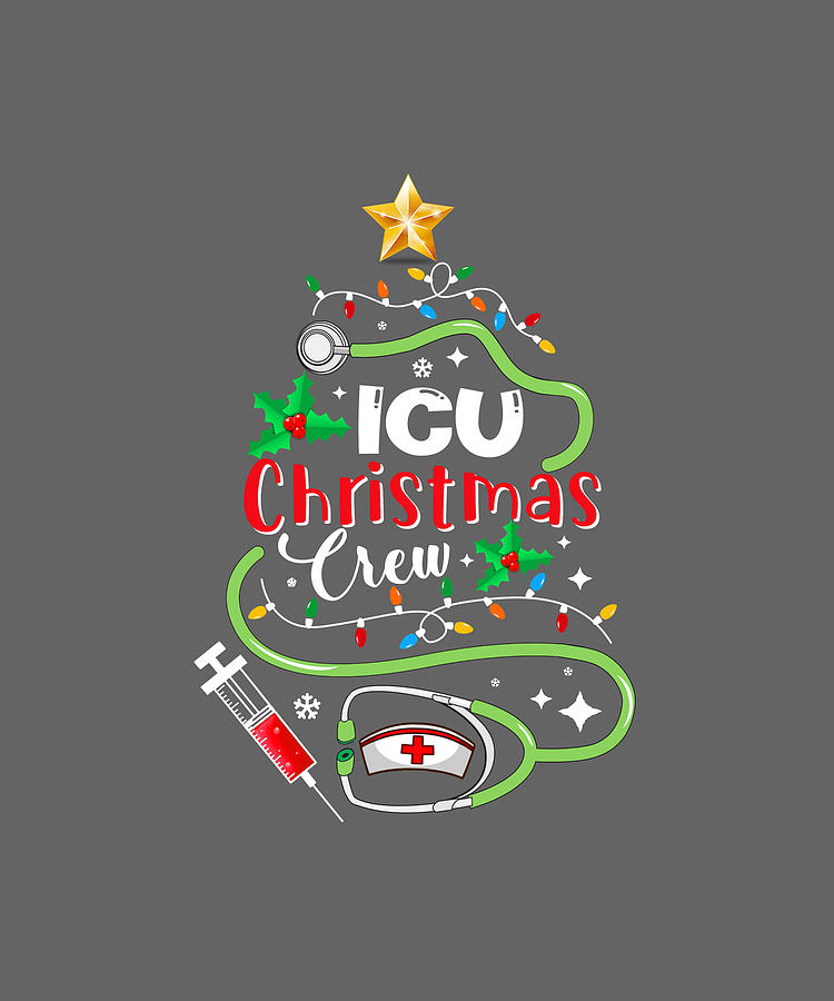 ICU Christmas Crew Intensive Care PCT Nurse Techs Secretary Gift