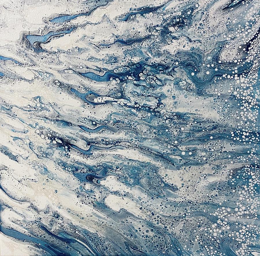 Icy Bubbles Painting by Robin Smith
