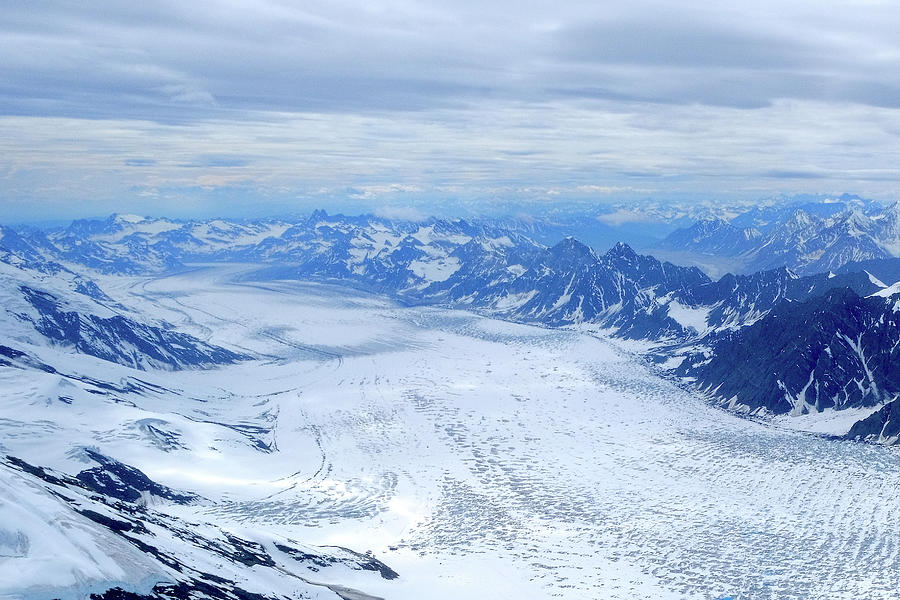 Icy Glacier Photograph by David Jenkinson