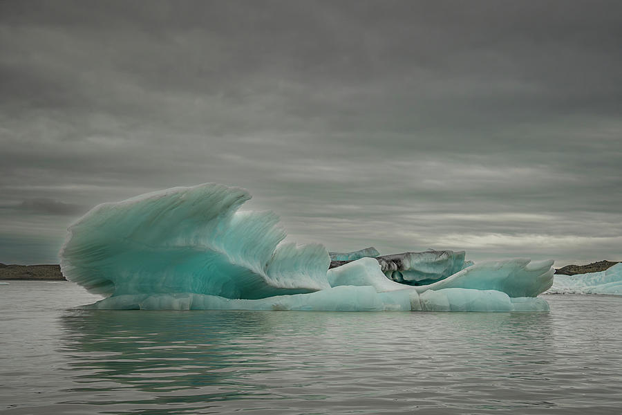 Icy Grandeur, Iceland Iceberg, Iceland Photography, Iceland Wall Art Photograph